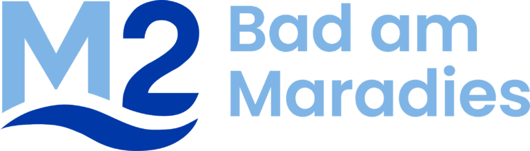 M2 Bad am Maradies – Logo mit Welle